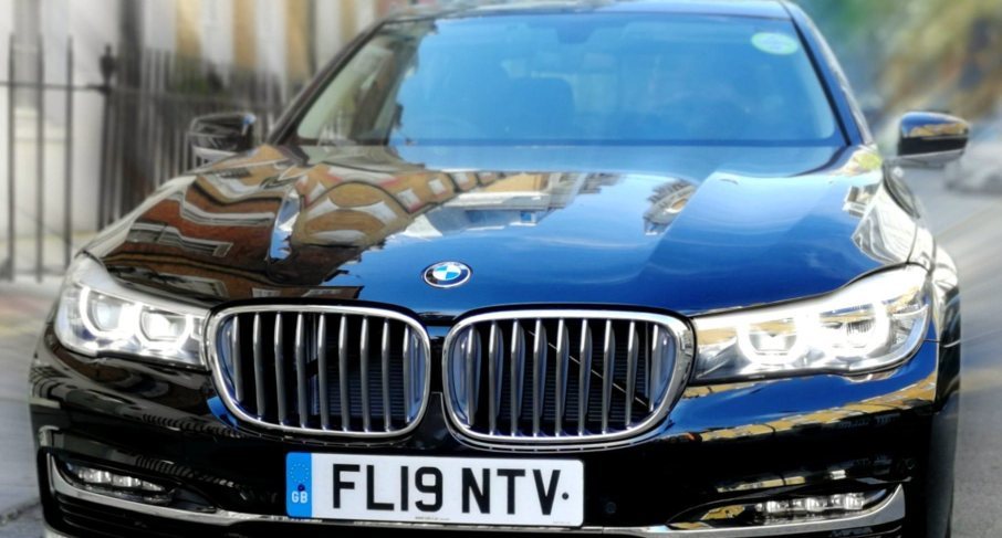 BMW 7 series front