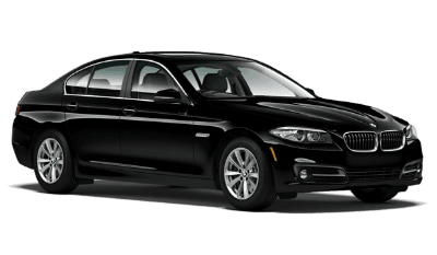 BMW 5 Series front angle on transparent background