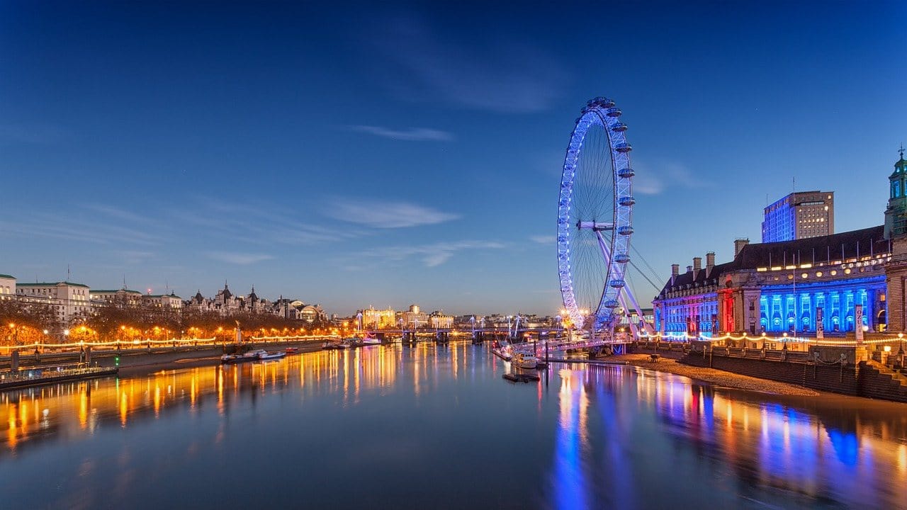 London eye - evening view