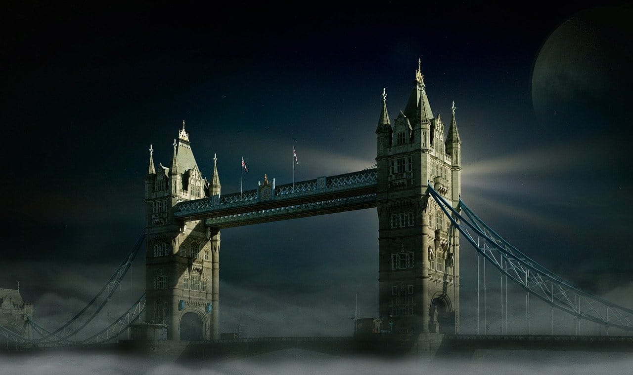 Tower bridge in London