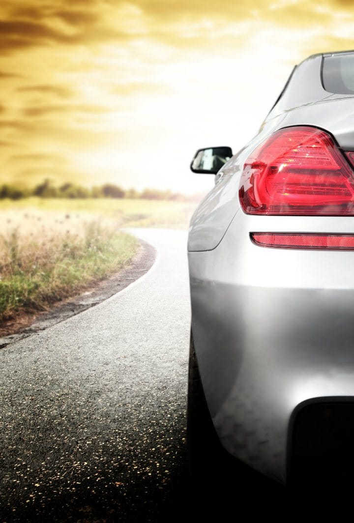Rear of BMW