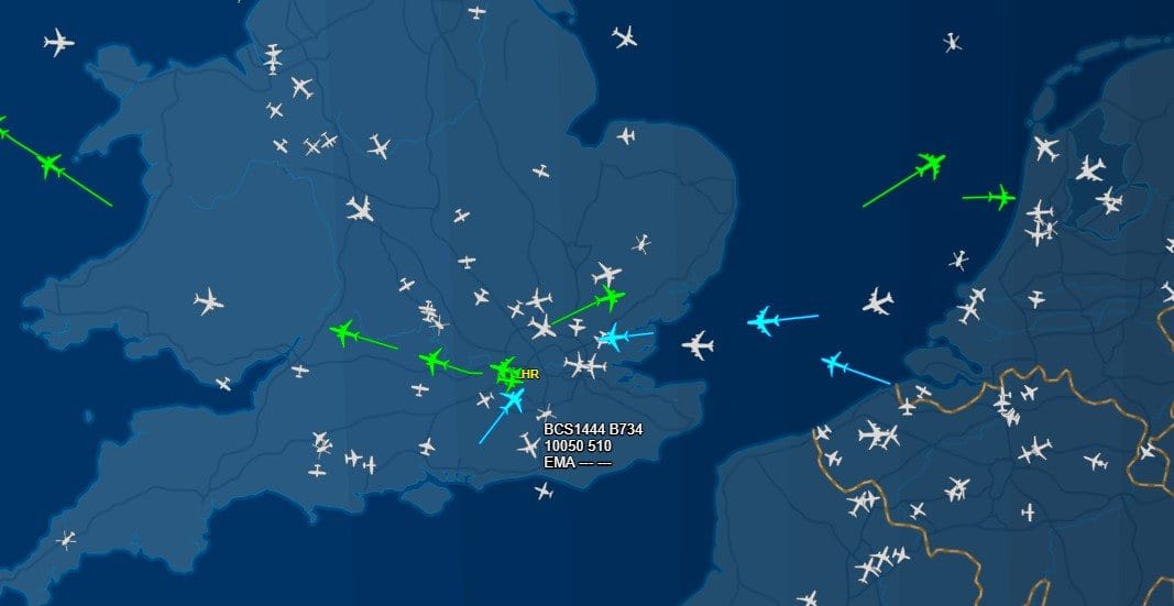 Real time flight monitoring